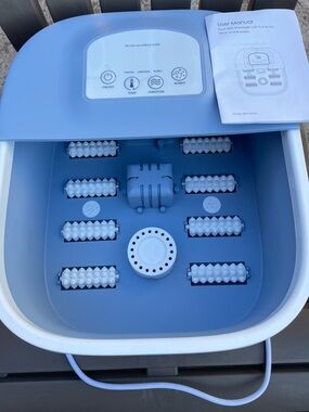 Electric Foot Pedicure Spa With Heat, Vibration & Bubbles